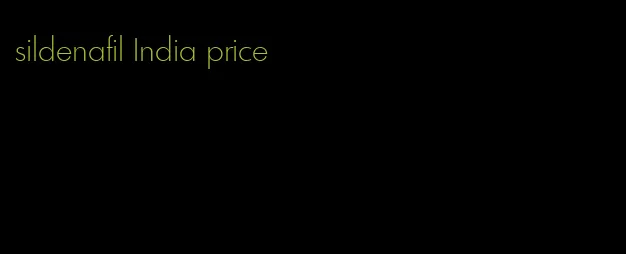 sildenafil India price