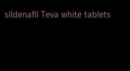 sildenafil Teva white tablets