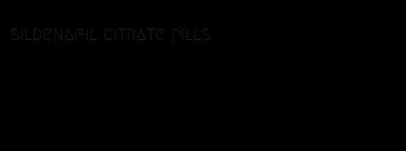 sildenafil citrate pills