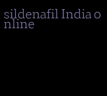 sildenafil India online