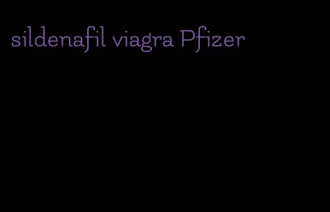 sildenafil viagra Pfizer
