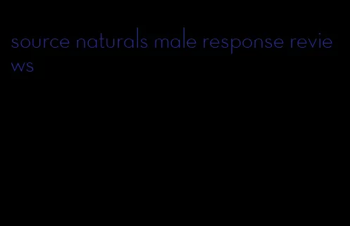source naturals male response reviews