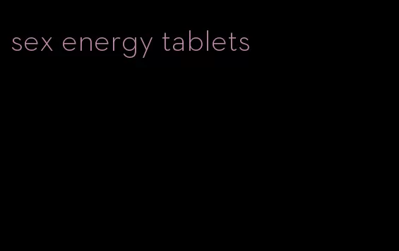 sex energy tablets