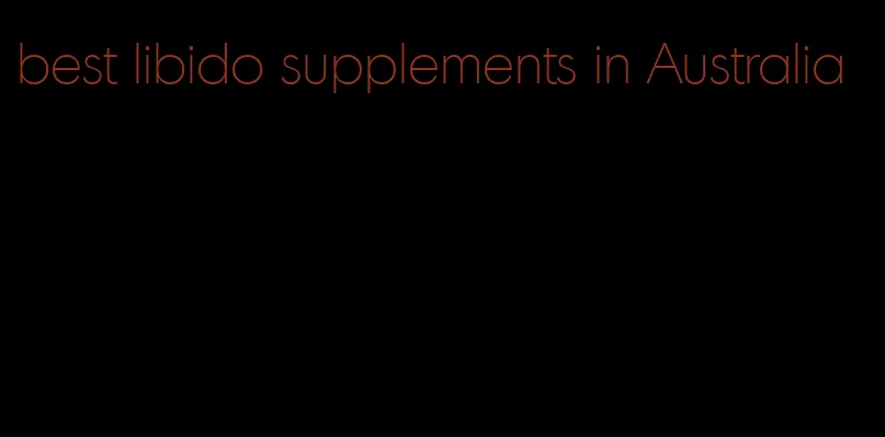 best libido supplements in Australia