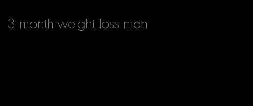 3-month weight loss men