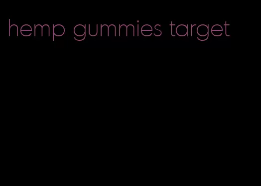 hemp gummies target