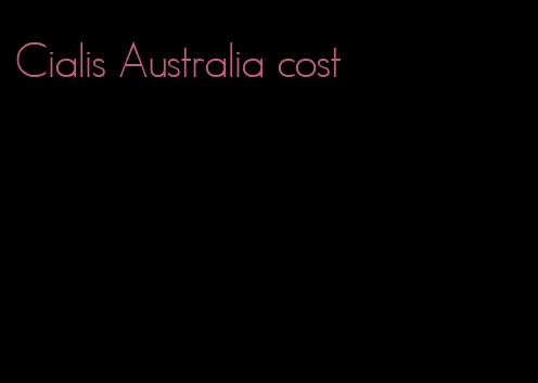 Cialis Australia cost