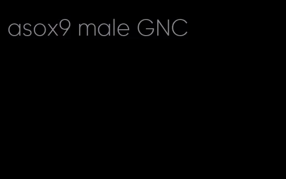 asox9 male GNC