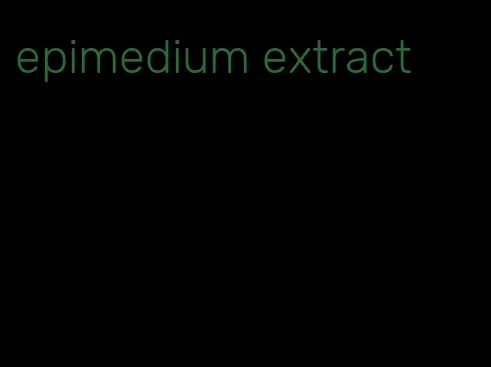 epimedium extract