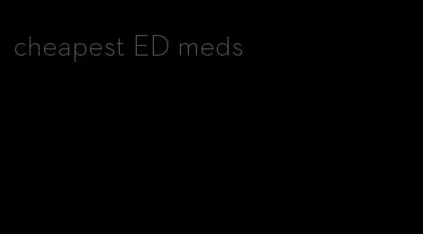 cheapest ED meds