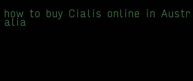 how to buy Cialis online in Australia