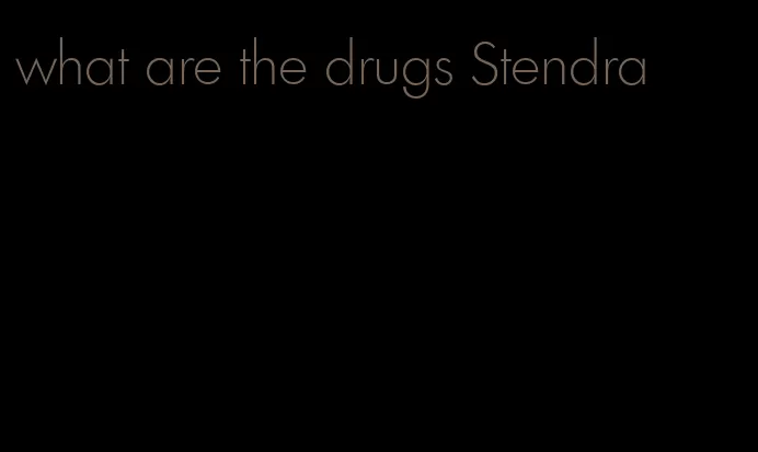 what are the drugs Stendra