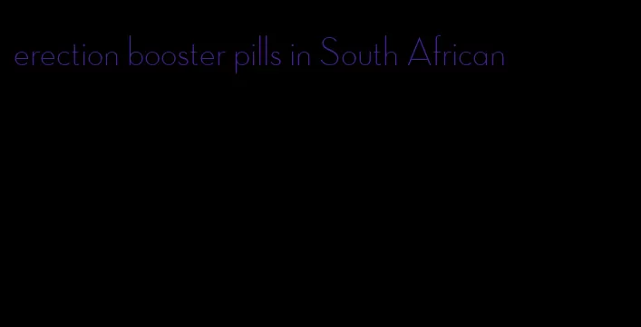 erection booster pills in South African