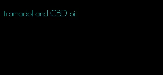 tramadol and CBD oil