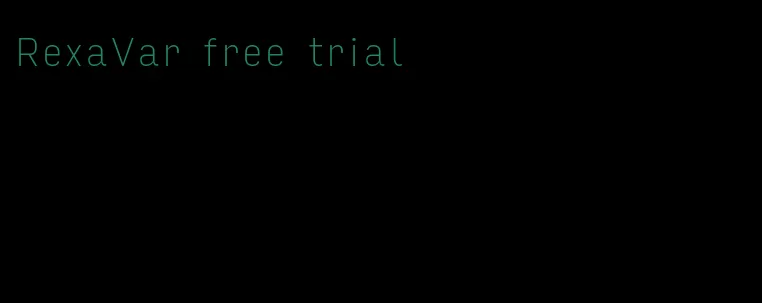 RexaVar free trial
