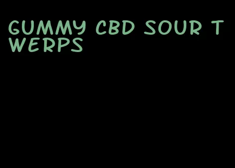gummy CBD sour twerps