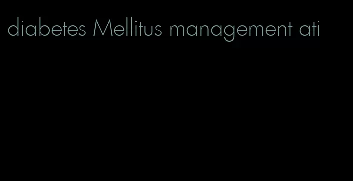 diabetes Mellitus management ati