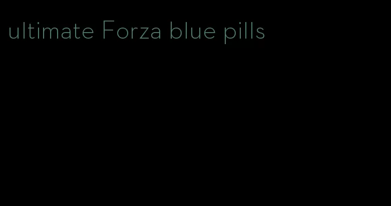 ultimate Forza blue pills
