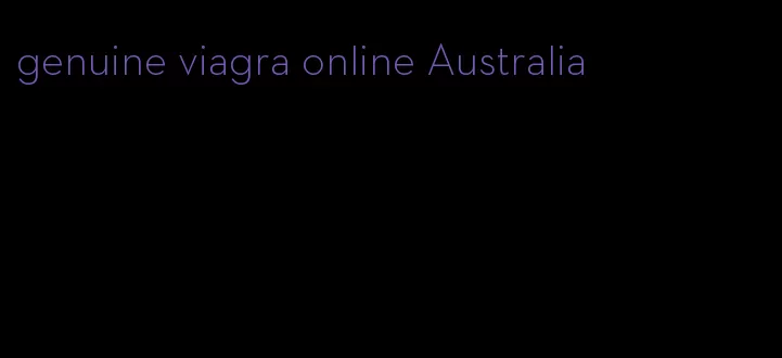 genuine viagra online Australia