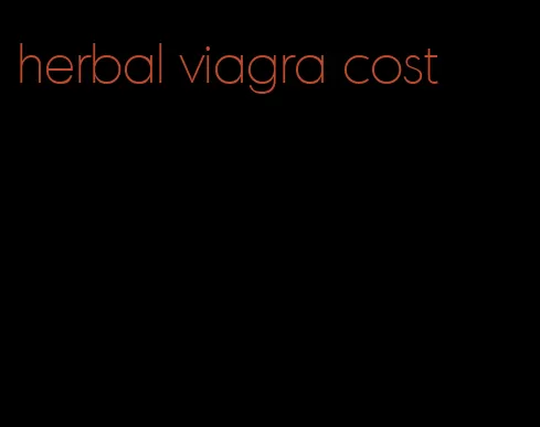 herbal viagra cost
