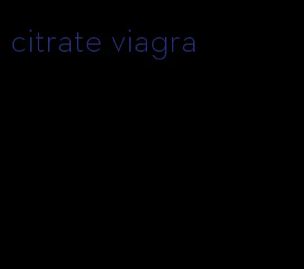 citrate viagra