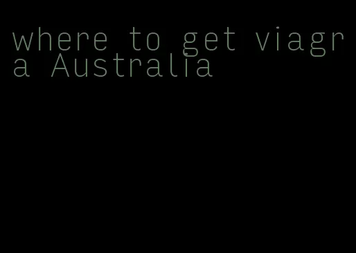 where to get viagra Australia