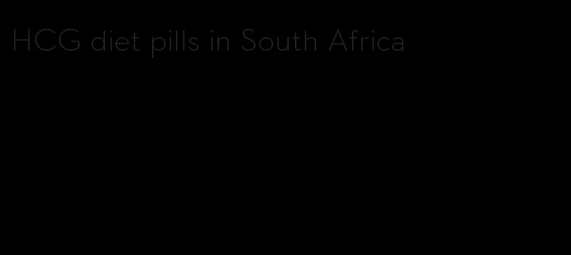 HCG diet pills in South Africa