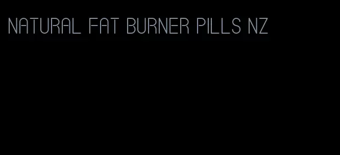 natural fat burner pills NZ