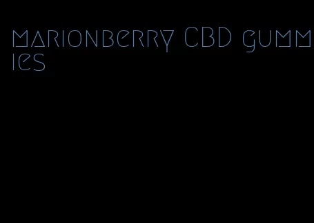 marionberry CBD gummies