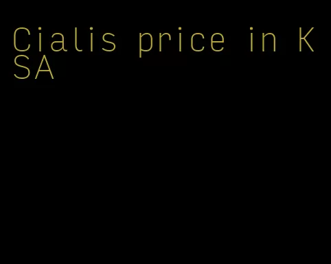 Cialis price in KSA