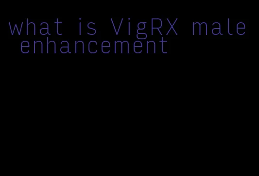 what is VigRX male enhancement