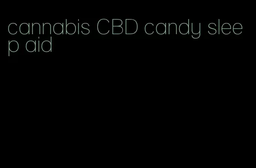 cannabis CBD candy sleep aid