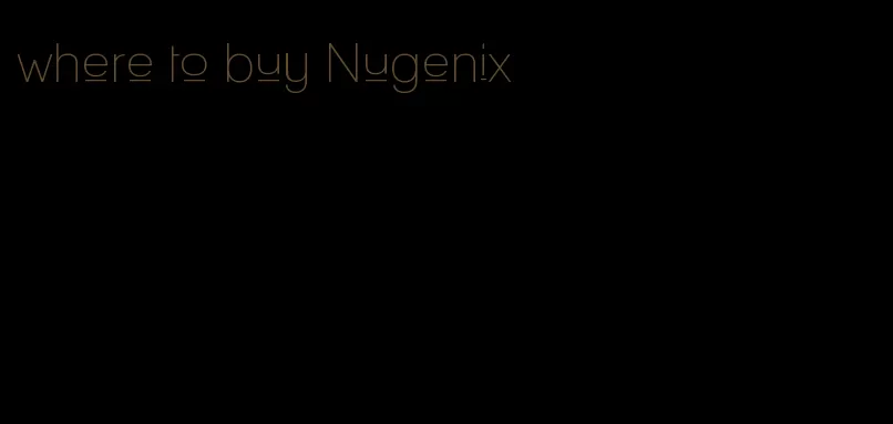 where to buy Nugenix