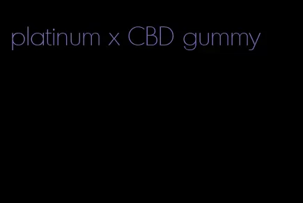 platinum x CBD gummy
