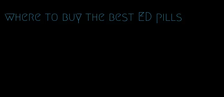 where to buy the best ED pills