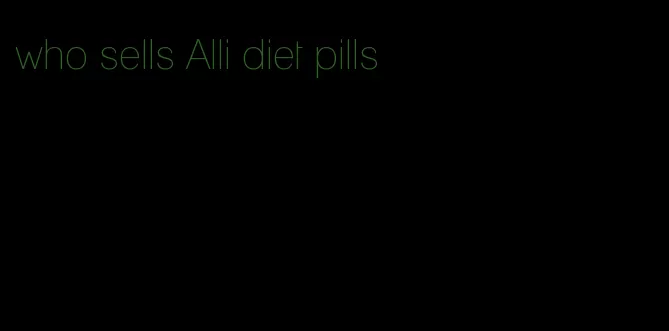 who sells Alli diet pills