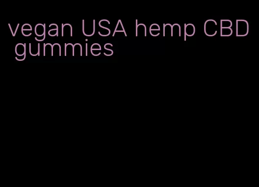 vegan USA hemp CBD gummies