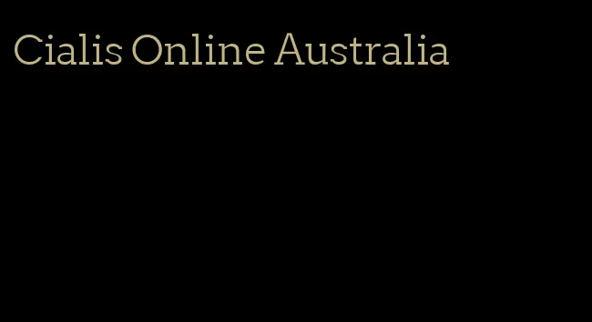 Cialis Online Australia