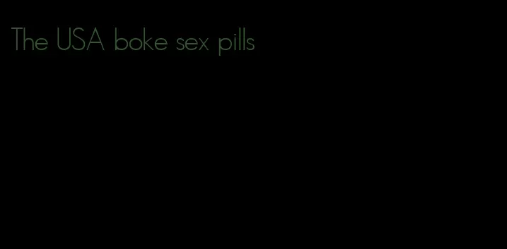 The USA boke sex pills