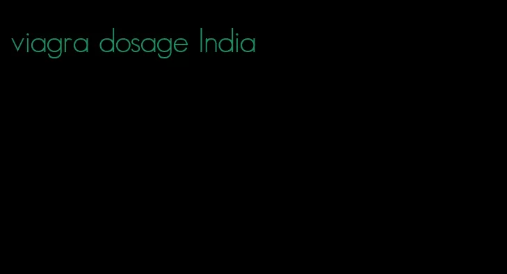 viagra dosage India