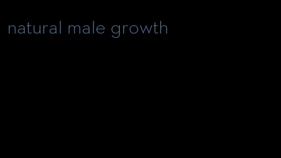 natural male growth