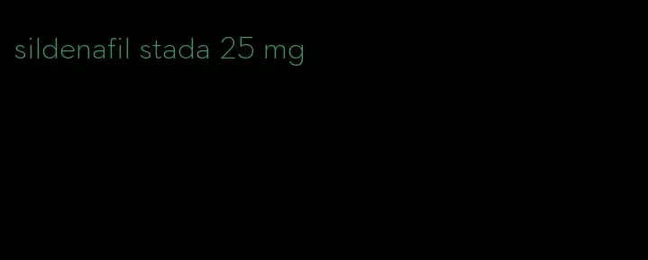 sildenafil stada 25 mg