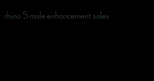 rhino 5 male enhancement sales