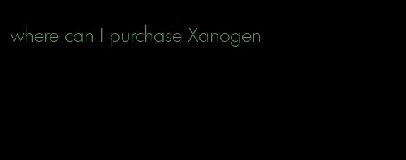 where can I purchase Xanogen